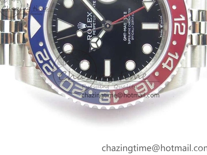 MiroTime 0504 GMT-Master II 126710 BLRO Pepsi Red Blue Ceramic 904L Steel VRF 1:1 Best Edition SA3285 CHS MAX Version SmoothTexture 2796
